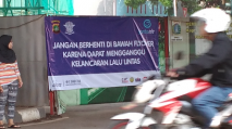Sanksi Jika Sepeda Motor Berteduh di Bawah Flyover 