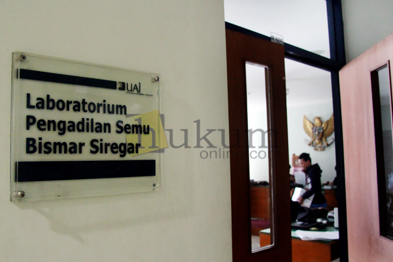 Ruang Moot Court Bismar Siregar di Kampus FH Universitas Al Azhar, Jakarta. Foto: RES 