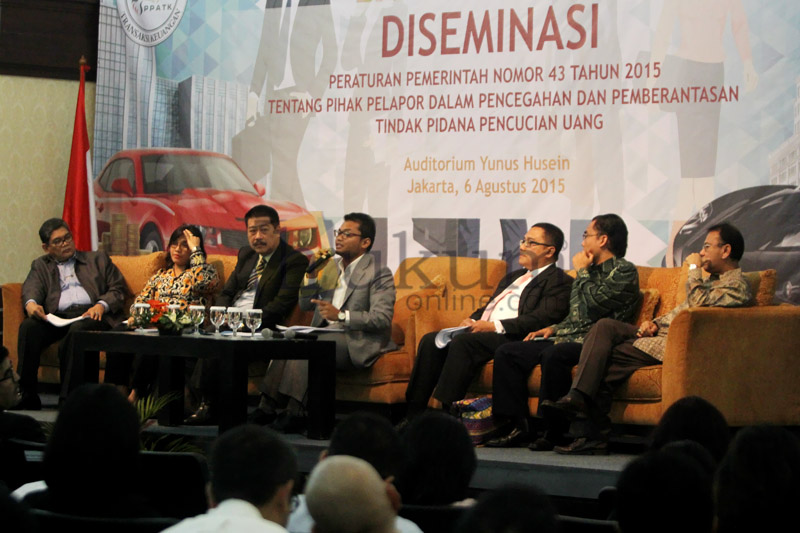 Suasana sosialisasi PP No. 43 Tahun 2015 kepada advokat, akuntan, notaris, dan PPAT di Jakarta 6 Agustus lalu. Foto. RES