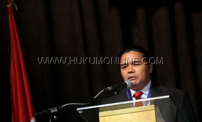 Ketua Umum Asosiasi Kurator dan Pengurus Indonesia (AKPI), Jamaslin James Purba.