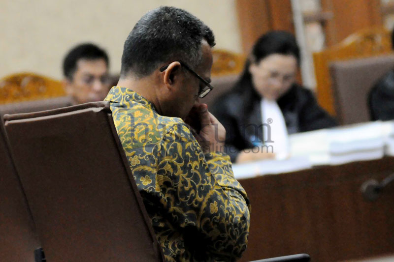 Ketua PTUN Medan Tripeni Irianto Putro dituntut empat tahun penjara. Foto: RES