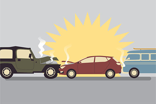 ilustrasi  kecelakaan lalu lintas
