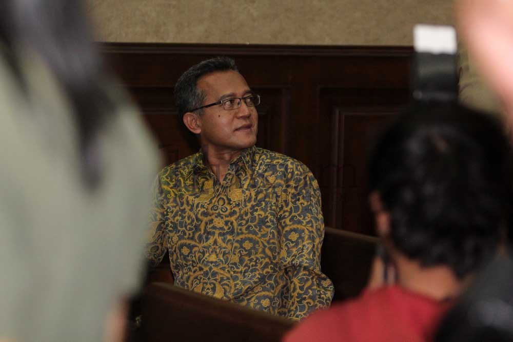 Tripeni Irianto Putro di Pengadilan Tipikor Jakarta. Foto: RES