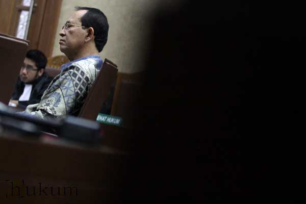 Suryadharma Ali saat menjalani sidang tuntutan di Pengadilan Tipikor Jakarta, Rabu (23/12). Foto: RES