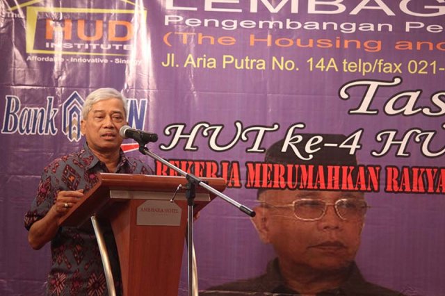 Ketua Dewan Pengurus The HUD Institute Zulfi Syarif Koto. Foto: http://www.hudindonesia.org