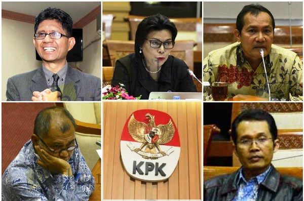 Pimpinan KPk Jilid IV. Foto: RES