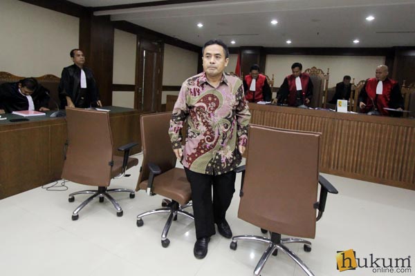 Dasep Ahmadi di Pengadilan Tipikor Jakarta. Foto: RES