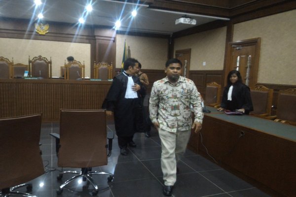 Direktur Soegih Interjaya Muhammad Syakir di Pengadilan Tipikor Jakarta. Foto: NOV