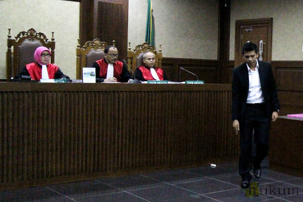 Terdakwa Abdul Khoir di Pengadilan Tipikor Jakarta. Foto: RES