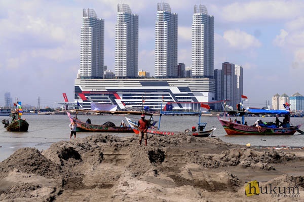 Proyek reklamasi Teluk Jakarta. Foto: RES