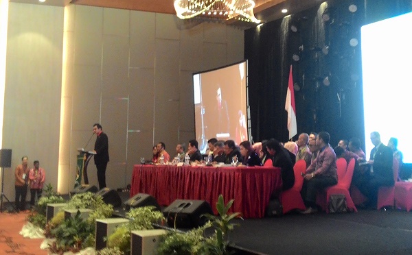 Suasana presidium Kongres XXII INI di Palembang. Foto: NNP