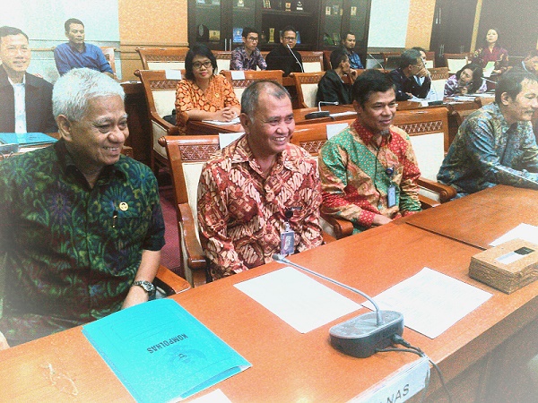 Kiri ke kanan: Anggota Kompolnas Bekto Suprapto, Ketua KPK Agus Rahardjo, Ketua PPATK M Yusuf, Wakil Ketua KPK Saut Situmorang. Foto: RFQ