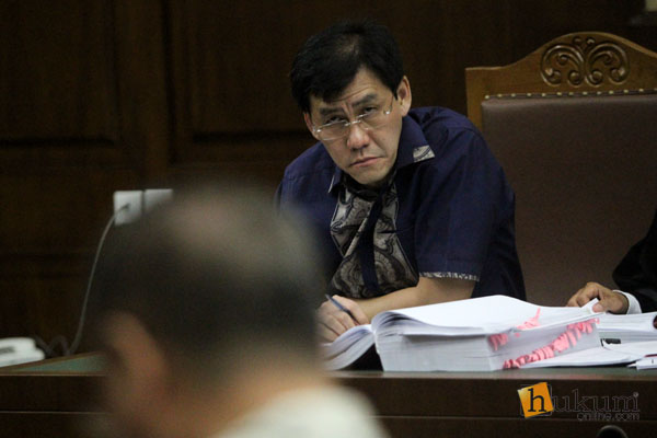 Aguan dihadirkan guna memberikan keterangan untuk mantan Presdir PT Agung Pomoro Land, Ariesman Widjaja, yang menjadi terdakwa kasus suap tersebut.