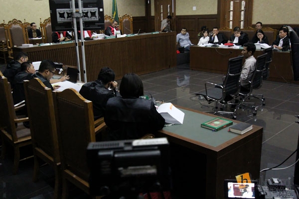Sidang pemeriksaan saksi kasus kopi sianida. Foto: RES
