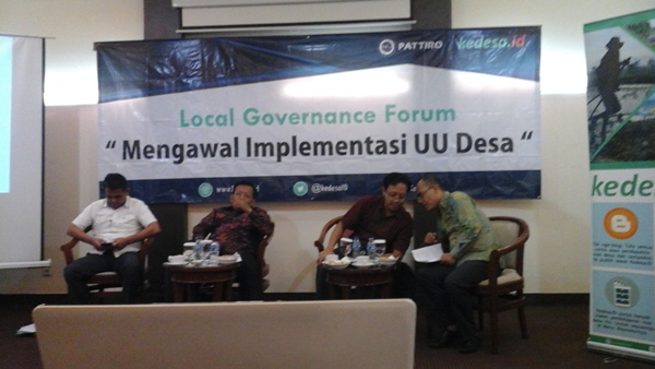 Diskusi mengenai BPD yang diselenggarakan Pattiro di Jakarta, Rabu (28/9). Foto: MYS