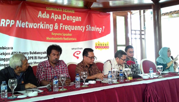 Diskusi RPP Networking dan Frequency Sharing di Jakarta. Foto: NNP