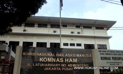 Koalisi sampaikan masukan jejak rekam kandidat komisioner Komnas HAM 2017-2022. Foto gedung Komnas HAM: HOL/SGP