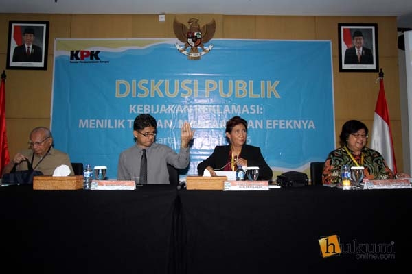 Diskusi para pemangku kepentingan reklamasi di Jakarta, 4 Oktober lalu. Foto; RES