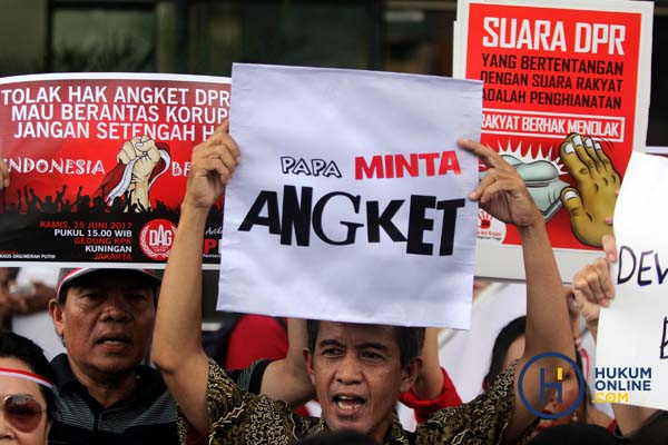 Gerakan Indonesia waras tolak hak angket. Foto: RES