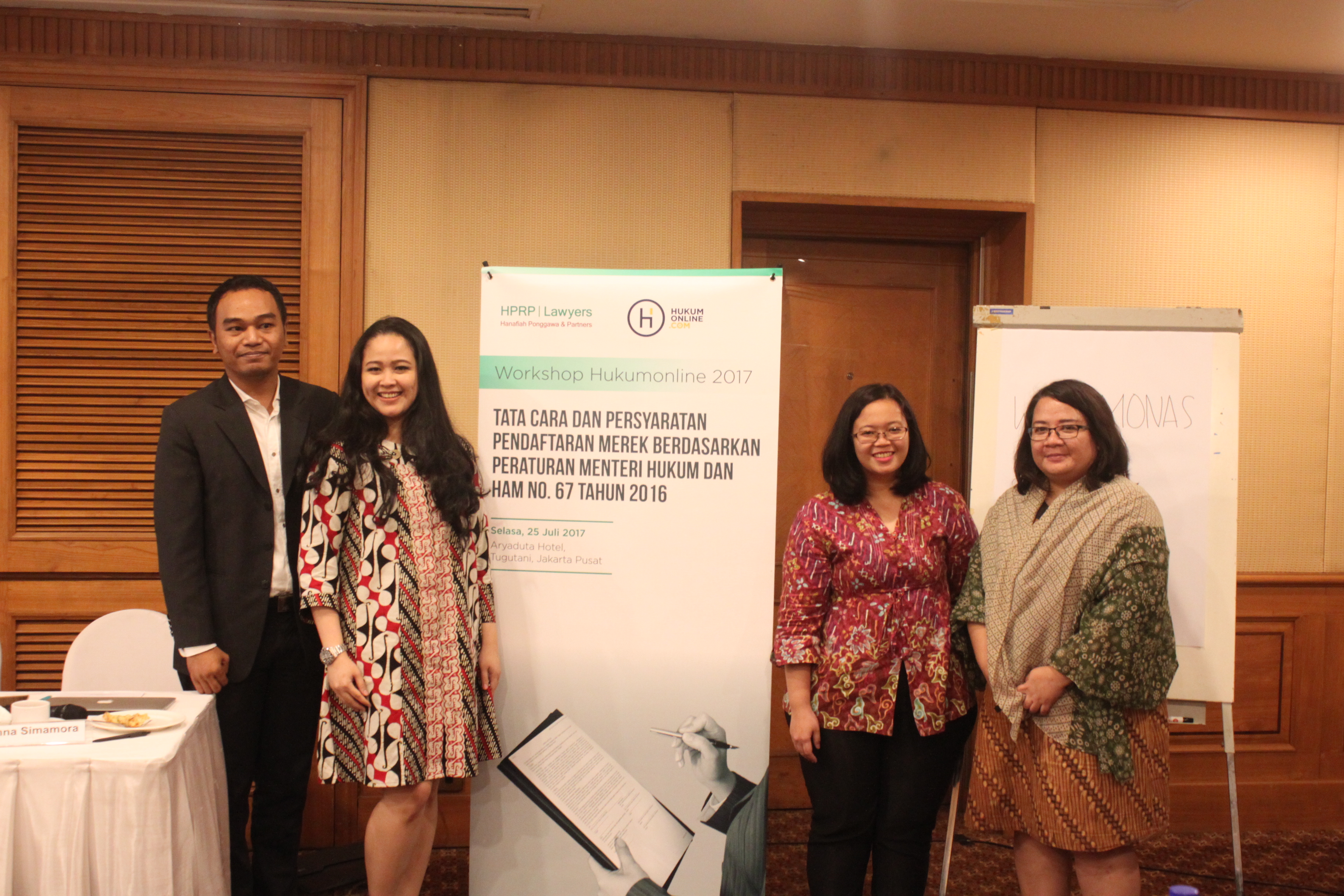 Tim Hanafiah Ponggawa  Partners dalam Workshop Hukumonline 