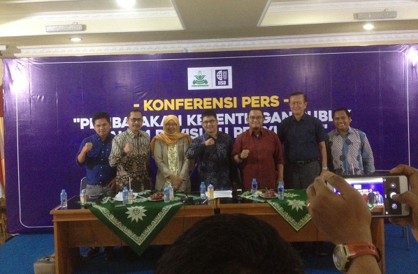 konferensi pers terkait RUU Penyiaran. Foto: AID