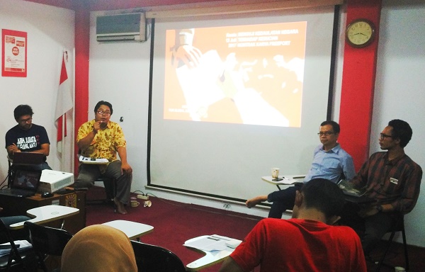 Diskusi di Indonesia for Global Justice, Kamis (13/7). Foto: DAN