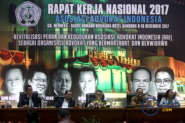 AAI gelar Rakernas ke XIX di Bandung, Jumat (8/12). Foto: Res