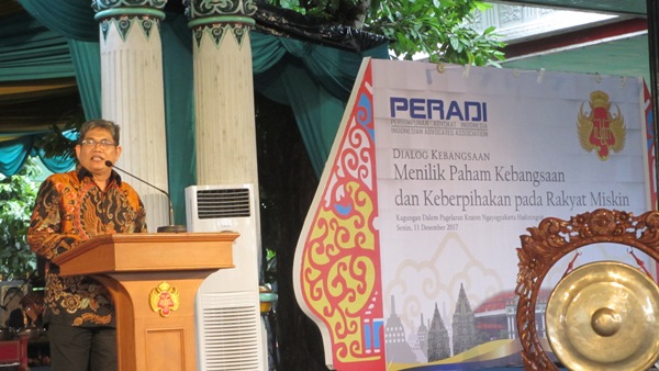 Ketua Umum DPN Peradi Fauzie Yusuf Hasibuan. Foto: NEE