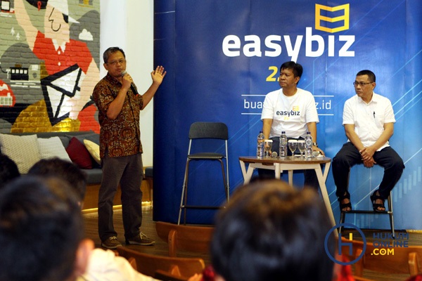 Peluncuran Easybiz 2.0 di Jakarta, Selasa (12/12). Foto: RES