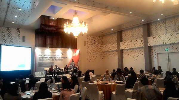 Diskusi soal Fintech yang diadakan Hukumonline, Selasa (12/12), di Jakarta. Foto: NNP