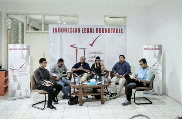 Diskusi bertajuk Hak Angket DPR atas KPK Pasca Putusan MK No.36-40/PUU-XV/2017 di Jakarta. Foto: RFQ