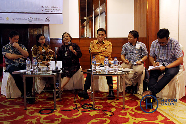 Diskusi pidana adat di Jakarta, Mei 2018. Foto: RES
