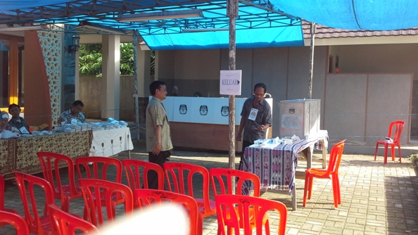 Ilustrasi pemilihan di salah satu TPS. Foto: MYS