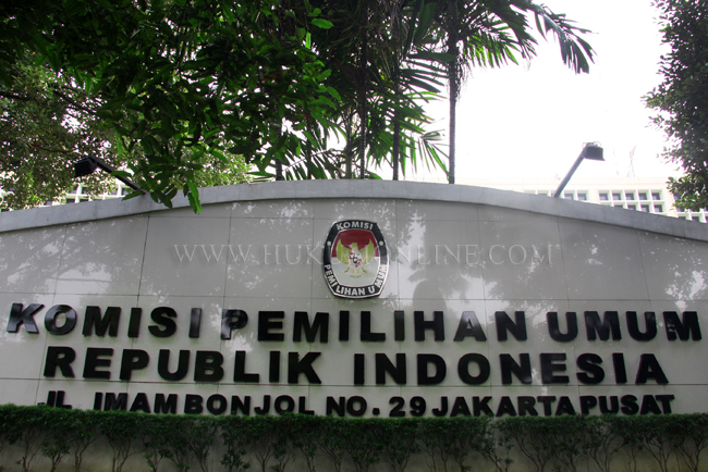 Gedung Komisi Pemilihan Umum di Jalan Imam Bonjol Jakarta Pusat. Foto: RES