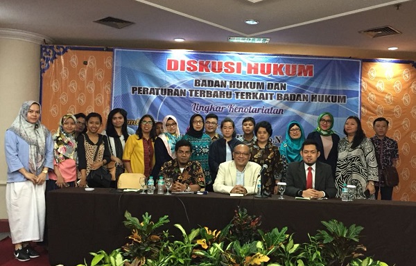 Diskusi Lingkar Kenotariatan di Jakarta, Sabtu (14/7). Foto: HMQ