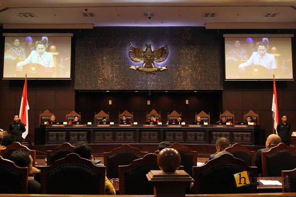 Ilustrasi sidang di Mahkamah Konstitusi. Foto: RES