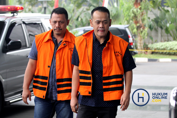 KPK Periksa Dua Tersangka Suap Fahmi Darmawansyah dan Andi Rahmat 2.JPG
