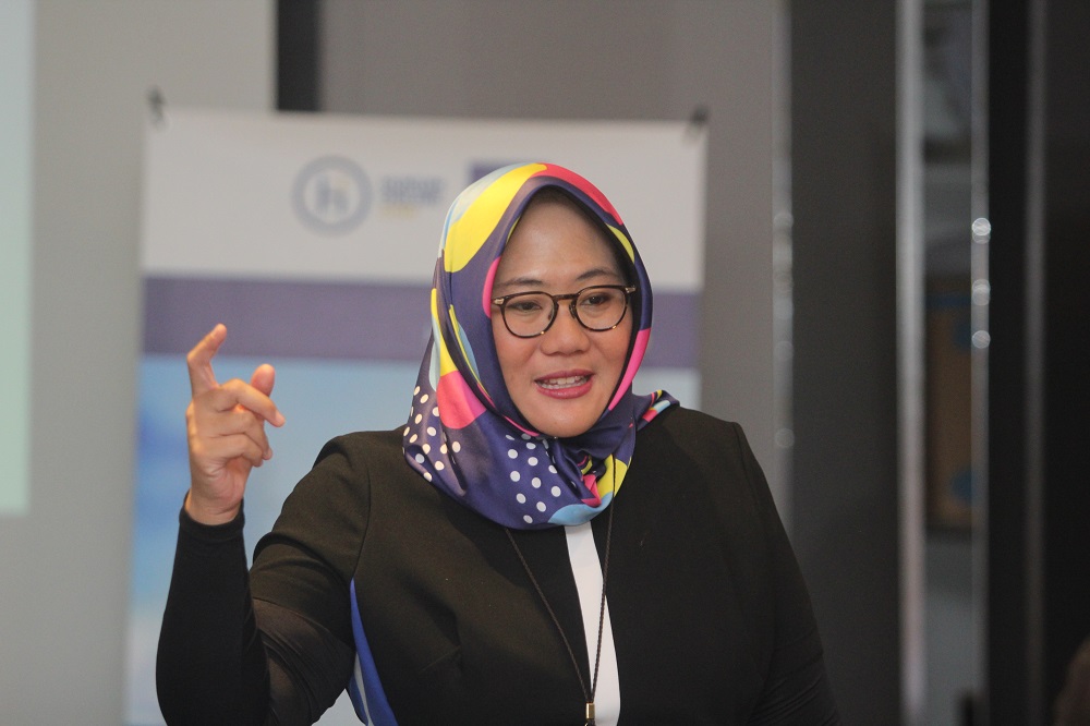 Dewi Savitri Reni selakuÂ Partner dari SSEK Indonesian Legal Consultants dalam Workshop Hukumonline 2019 