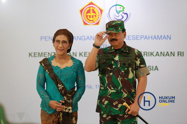 Pengamanan Sektor Kelautan, Menteri Susi Teken MoU dengan Panglima TNI 6.JPG