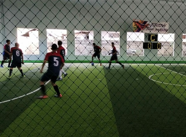  Salah satu pertandingan futsal dalam Peradi Cup 2019. Foto: AJI
