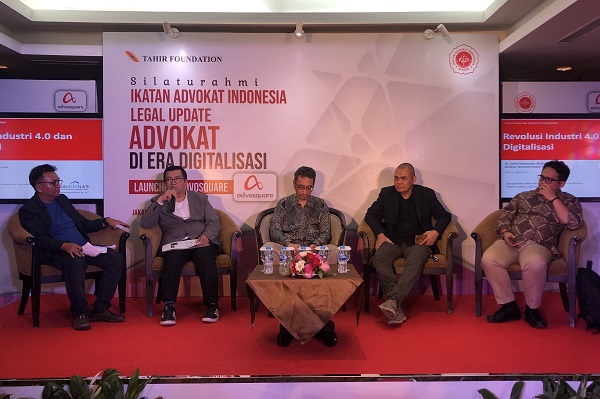 Diskusi tentang Advokat dalam Era Digitalisasi yang diselenggarakan pada Rabu (14/8), di Jakarta. Foto: DAN