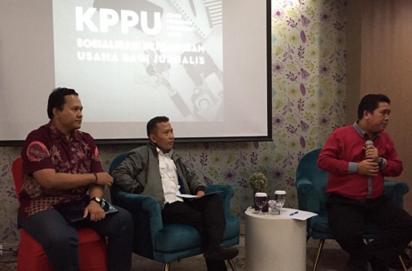 Diskusi forum jurnalis KPPU. Foto: HMQ