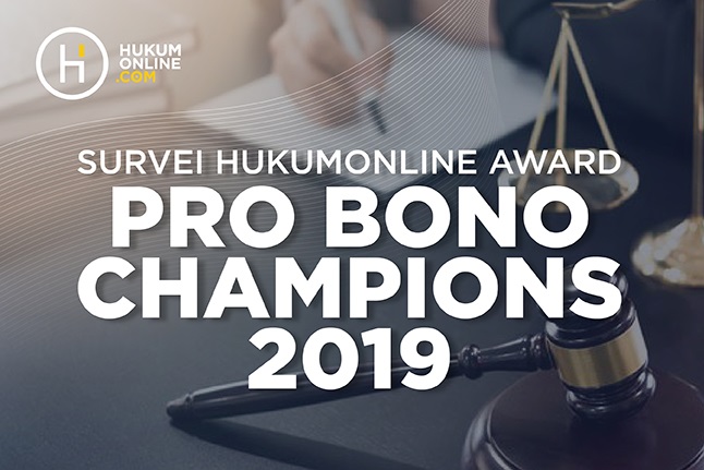 Survei Hukumonline Award Pro Bono Champions 2019