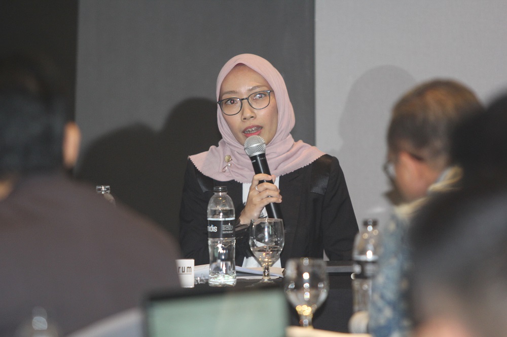 Nandina Kusumaningrum, Trade Specialist dari HHP Law Firm dalam Pelatihan Hukumonline 2020: Strategi Penyelesaian Sengketa Hukum Kepabeanan dan Cukai