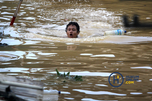 Banjir di Jakarta, pada awal tahun 2020. Foto: RES
