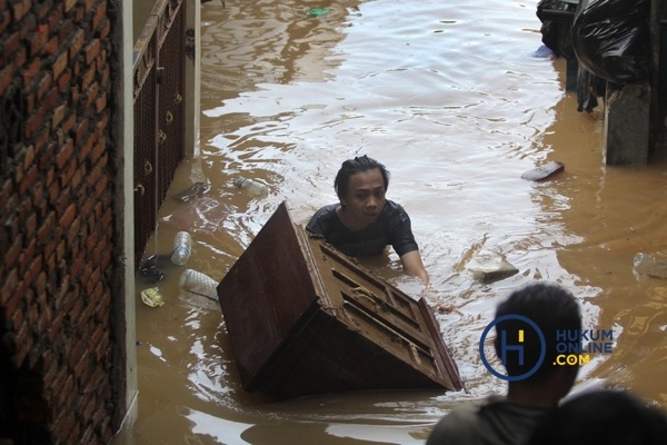 Musibah banjir yang melanda DKI Jakarta dan sekitarnya, pada awal Januari 2020 kemarin. Foto: RES