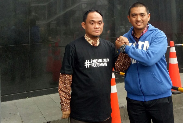Yadyn Palebangan (kiri), jaksa yang ditarik Kejaksaan dari KPK. Foto: AJI