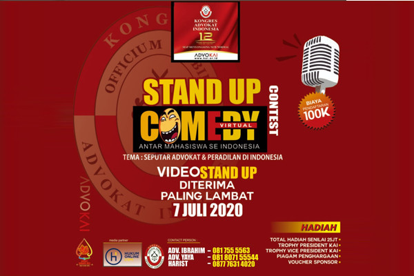 Poster lomba Stand-Up Comedy yang diadakan oleh KAI. Foto: istimewa.