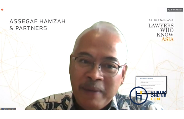 Eri Hertiawan (Senior Partner, Assegaf Hamzah & Partners dan Member, SIAC Court of Arbitration)