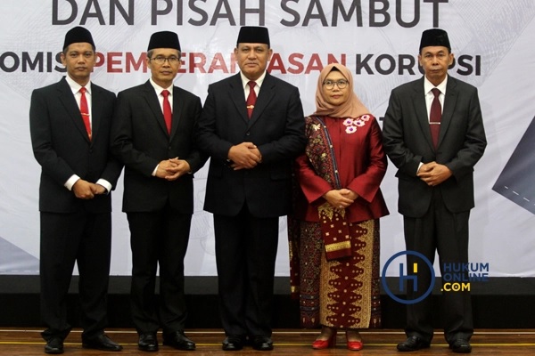 Lima pimpinan KPK. Foto: RES
